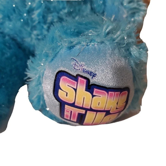 𝅺Disney Build a Bear Teal sparkle 2012 Sparkle Rabbit Plush Shake it Up - Picture 3 of 3